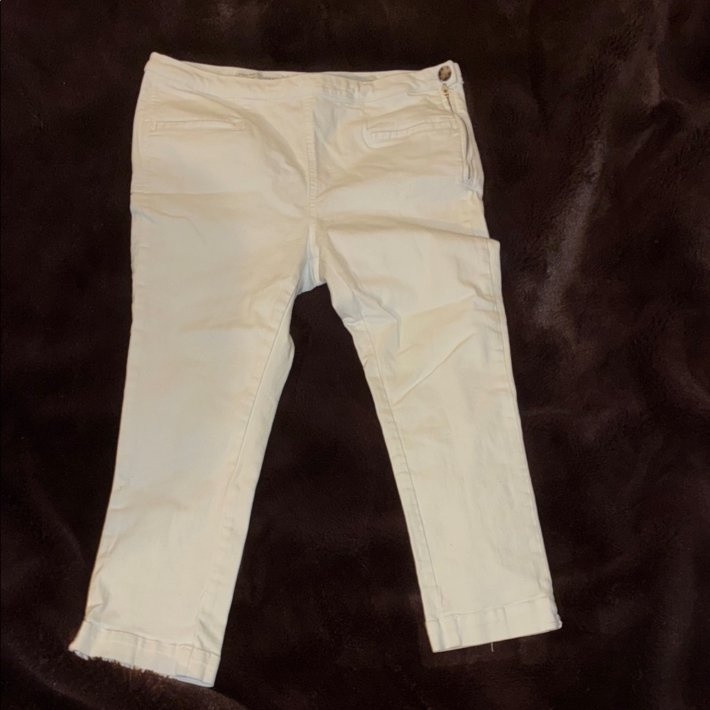 Pilcro and the Letterpress Women-White Casual denim legging